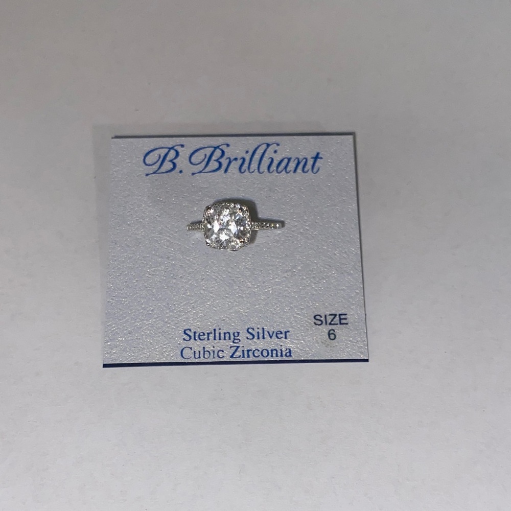 Macy's Sterling Silver Ring with Cubic Zirconia